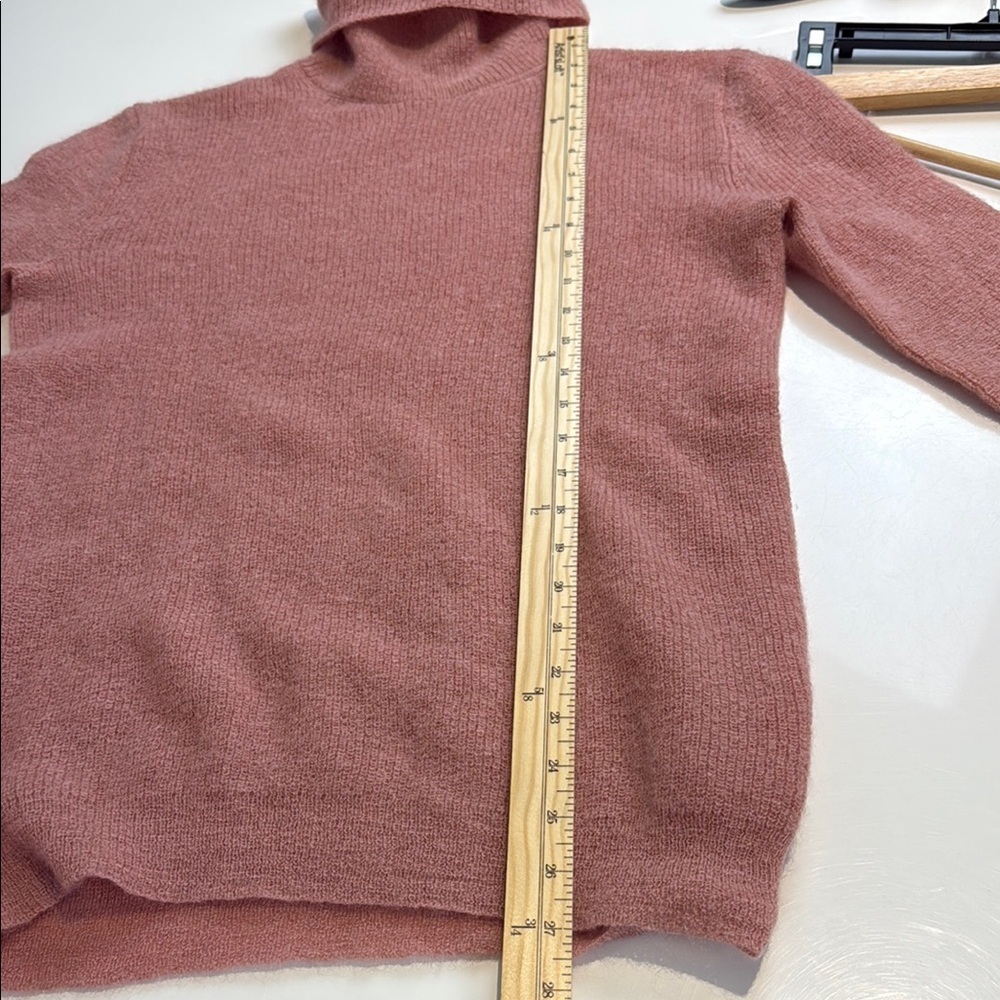 Nina Ricci Women's Pink Mohair and Wool Turtleneck Size Small - Picture 9 of 9